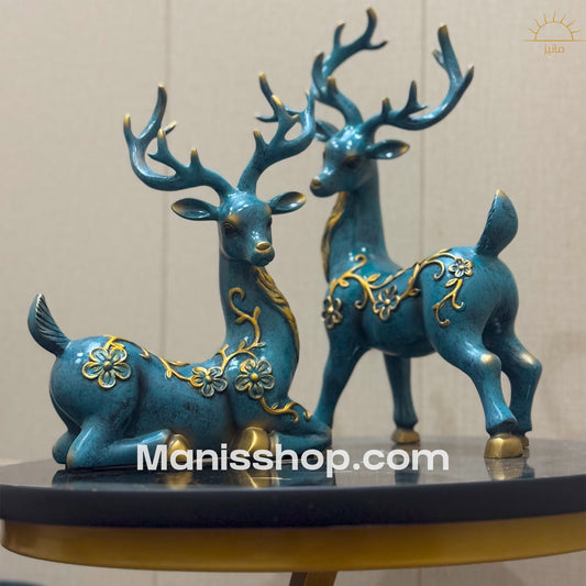 Couple Deer Statues