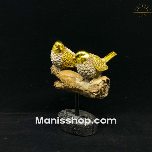 Couple Sparrow Statue
