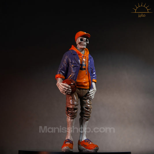 Basketball Skeleton Figurine Ornament