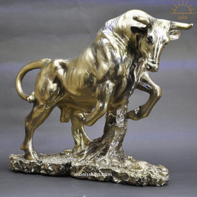 Charged Bull Statue