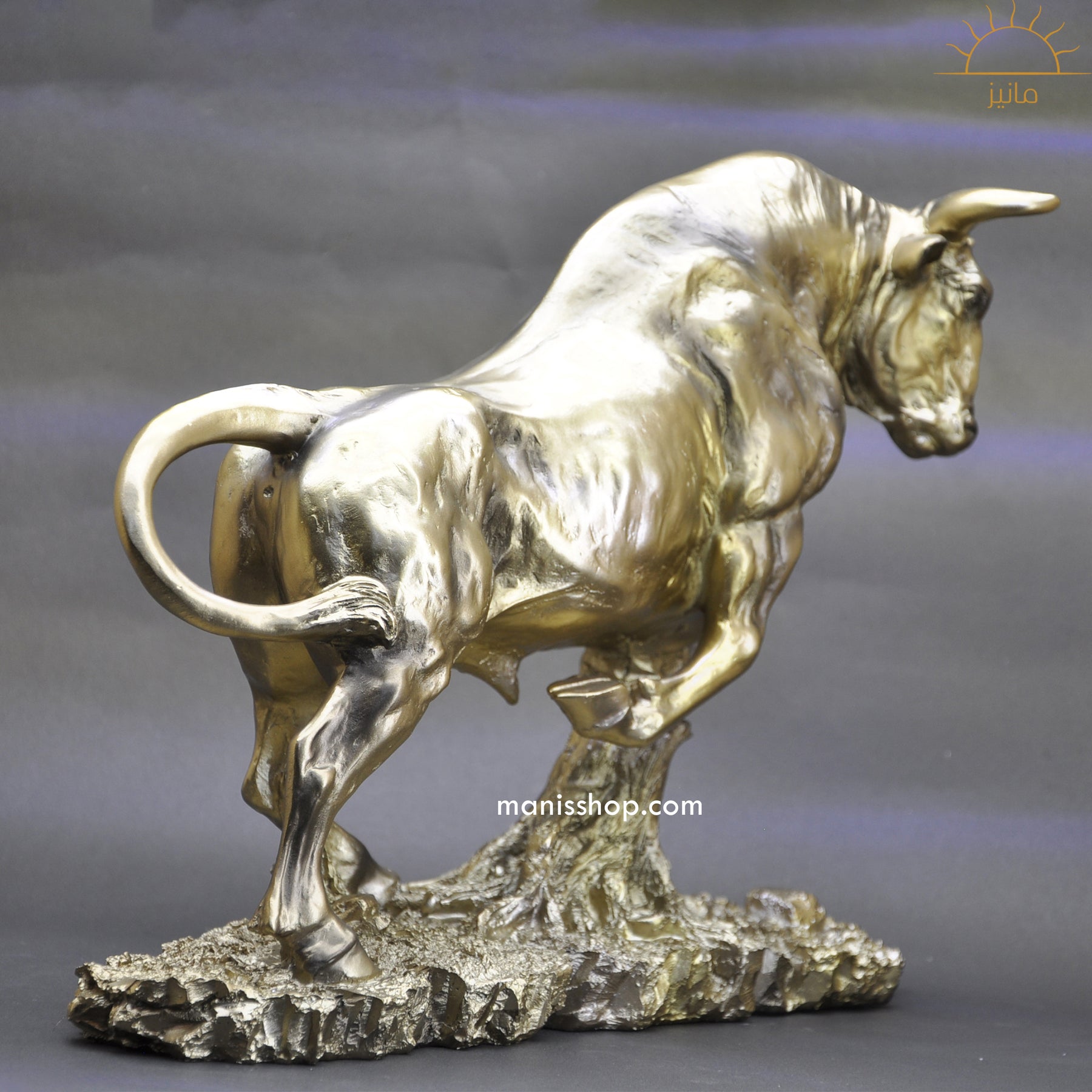 Charged Bull Statue