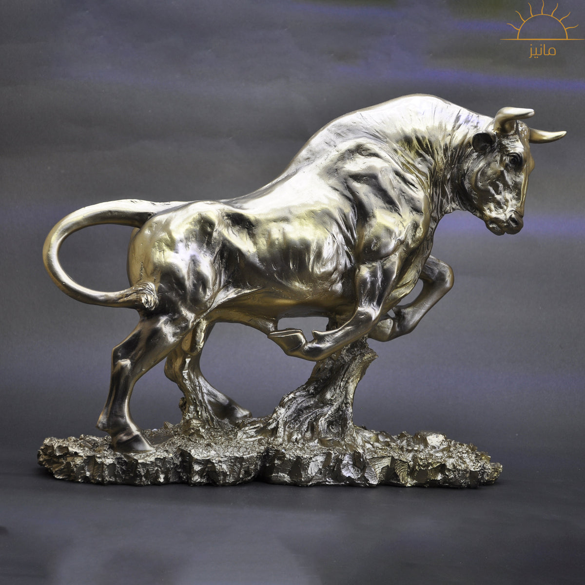 Charged Bull Statue