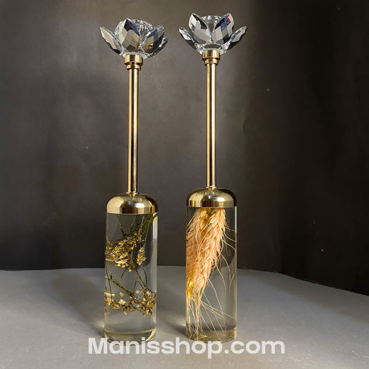 Crystal Candles Holder (Large)