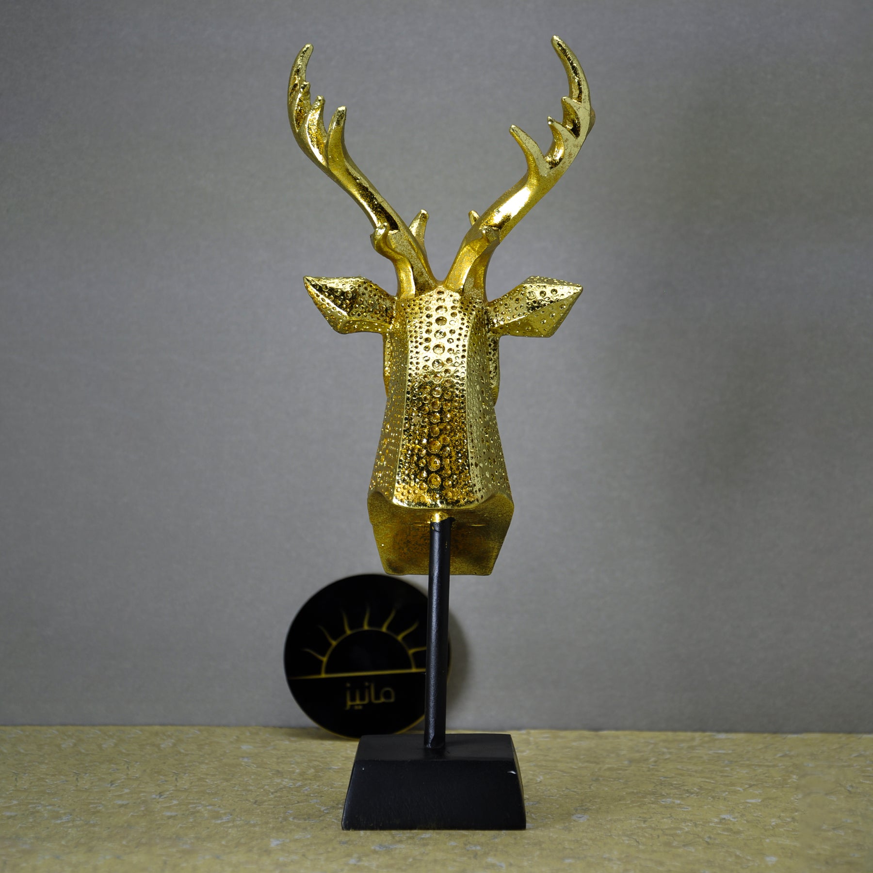 Deer Head Statue With Stand