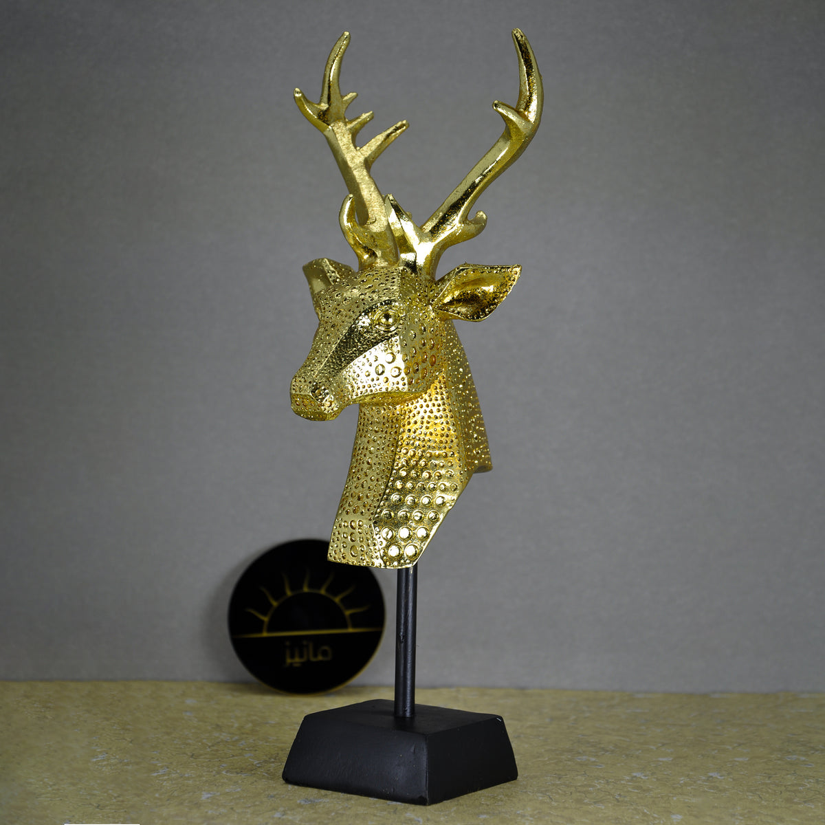 Deer Head Statue With Stand