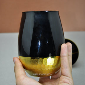 Black And Golden Vase