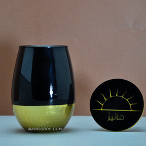 Black And Golden Vase