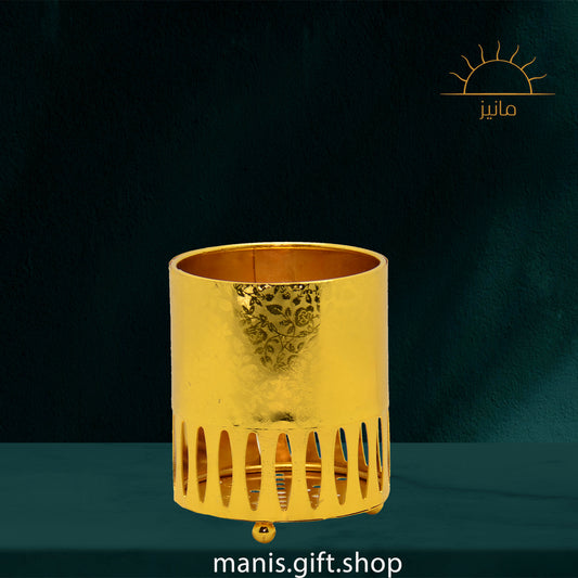 Golden Pencil Holder