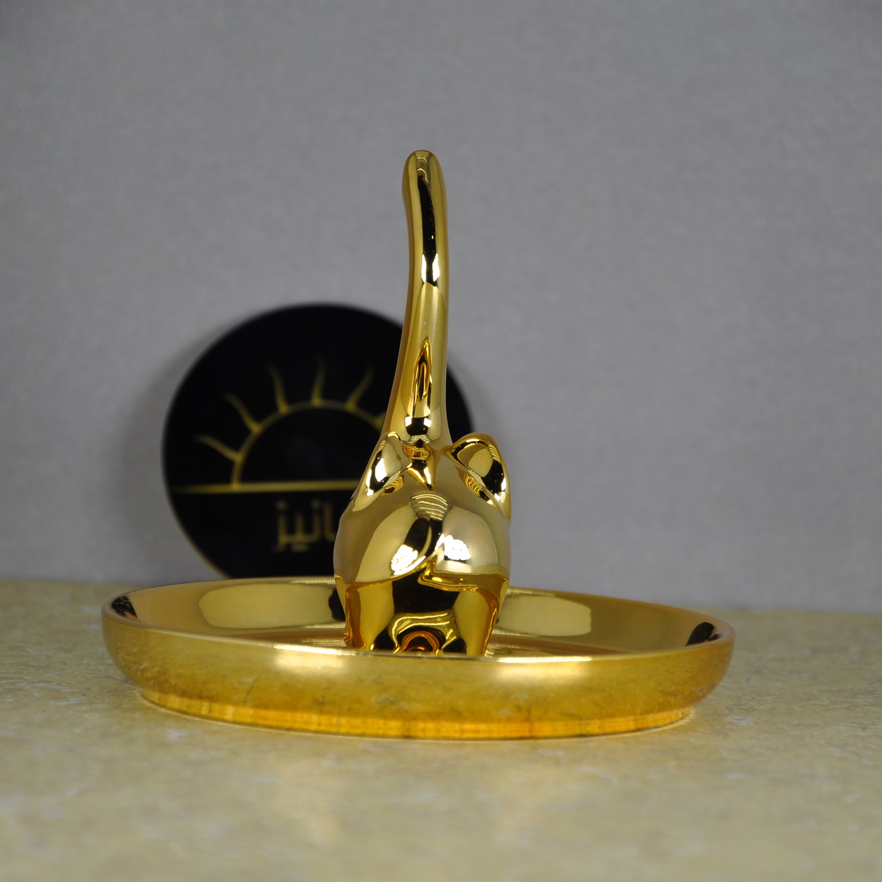 Elephant Trinkets Tray & Ring Holder