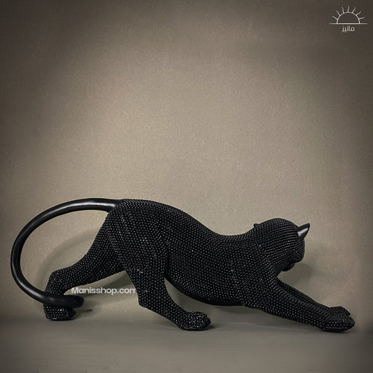 Modern Panther Sculpture