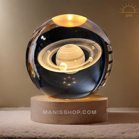 3D Crystal Ball Lamps With LED Lights