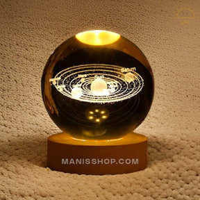 3D Crystal Ball Lamps With LED Lights