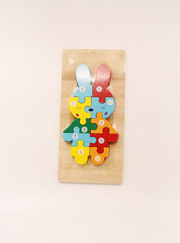 Wooden Rabbit Puzzle