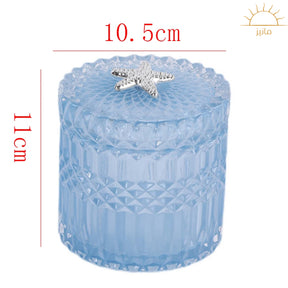 Glass Storage Jar With Star Lid