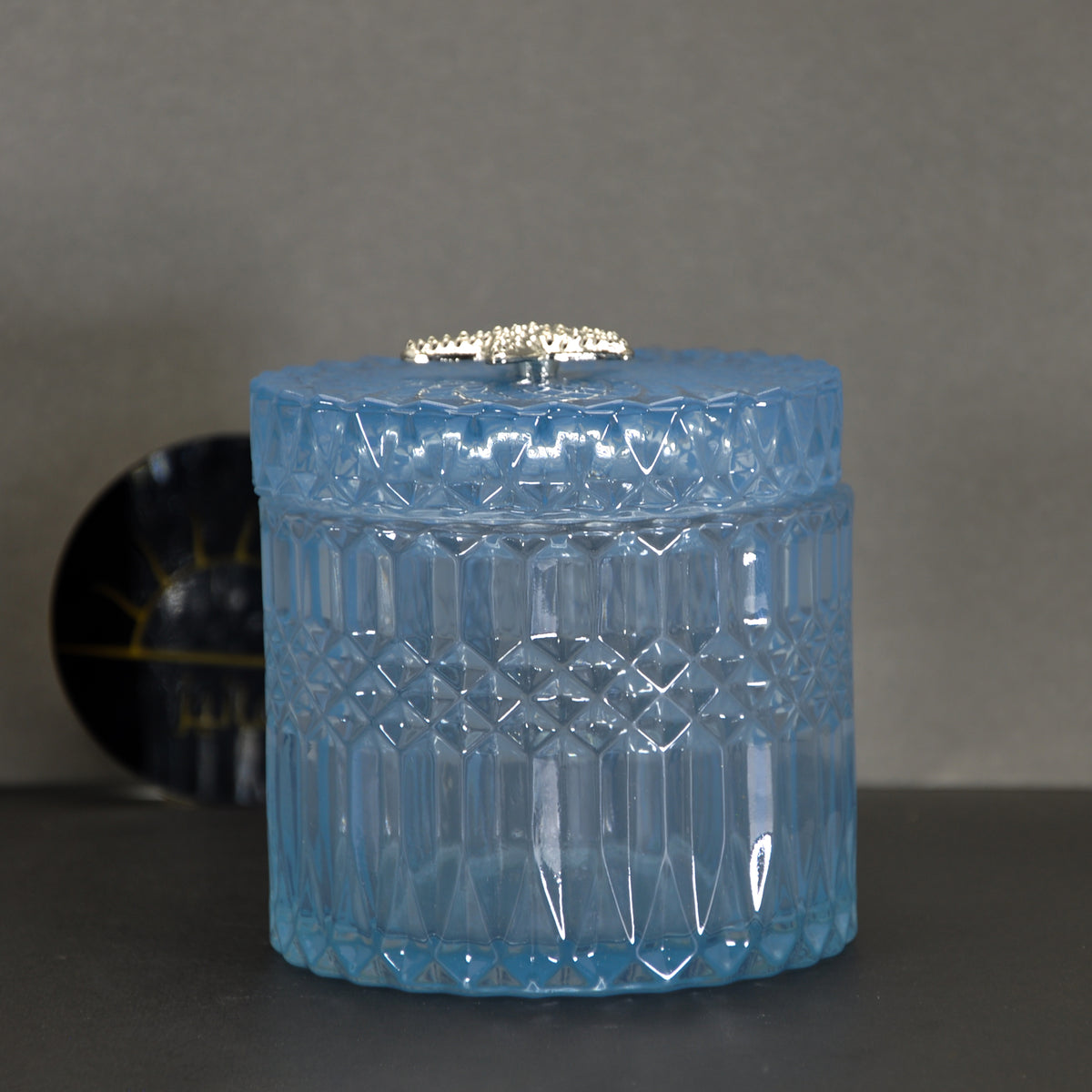 Glass Storage Jar With Star Lid