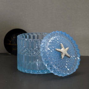 Glass Storage Jar With Star Lid